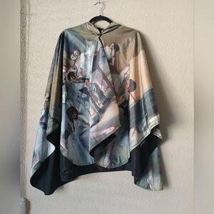 RainCaper Artistic Multicolor Women's Cape Reversible One Size